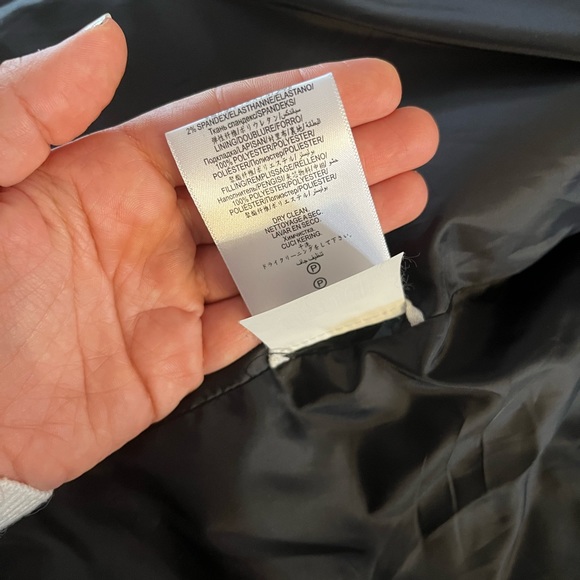 Olive Green and Black BCBG Moto Jacket - Picture 6 of 6